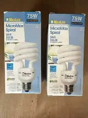 MaxLite MicroMax Spiral Spiral 75 Watt - 1200 Lumens - NEW IN BOX