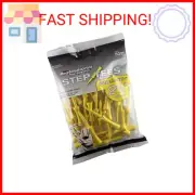 Pride Professional Tee System Two Piece Step Tee, 50 Count, 2-3/4 inch (Yellow)