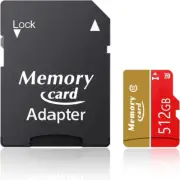 Microsdxc Microsd Card 512GB Full HD & 4K UHD Card Class10 U3 High Speed Profes