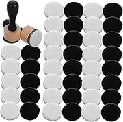 BATHVEVE 2Pcs Painting Sponges with Handle for Easy Ink Blending Versatile Tools for Stamping Scrapbooking and Creative Projects for Journals Cards and More