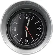 ULTECHNOVO 1 Set Car Clock Automotive Clocks Battery Operated Desktop Clock Digital Clocks Car Stick on Clock Mini Pocket Clock Vehicle Clock Car Wall Clock Car Dash Clock Steel
