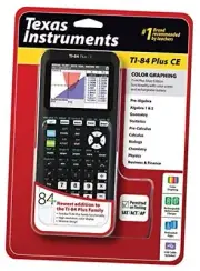 TI-84 Plus CE Graphing Calculator, Black