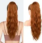 Flufymooz Ponytail Extension, 26 Inch Drawstring Ponytail Hair Extensions for...