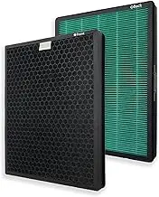 PUREBURG Replacement Filter Set Compatible with Coway Airmega 400 400S Air Purifier,1-Pack (2 Filters) H13 HEPA Activated Carbon MAX2 2-in-1
