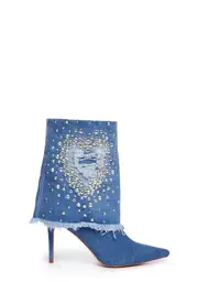 [AZALEA WANG] Esmeralda Denim Boots
