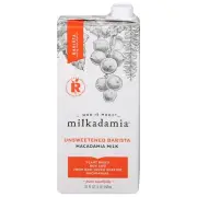 Milkadamia Milk Macdmia Unsweetened Brsta