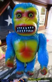 KING KONG Soft Vinyl Figure by Frank Mysterio BLUE GORILLA Sofubi GODZILLA