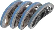 CANIGHT Belt Sander 40pcs Sanding Belts Roll for Wood Metal Sanding Paper 40/60/80/120 Grits