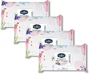 Seabird Refreshing Makeup Remover Face Cleansing Wipes For Womens | Soothing Wipes Mild Fragrance For Daily Active Life (4 Refreshing Tissue Lavender)