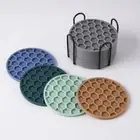 2pcs Heat Resistant Honeycomb Coasters Tea Cup Holder Table Accessories