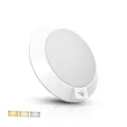 LED Motion Sensor Ceiling Light, 3000K/4000K/5000K Selectable LED Flush Mount