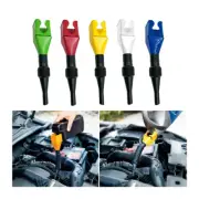 AICEL Retractable Auto Fuel Funnel, 5 Pcs Plastic Flexible Draining Tool Funn...