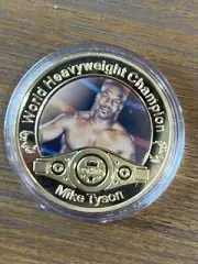 Iron Mike Tyson Boxing World Heavyweight Champ Ring Poker Chip Golf Ball Marker