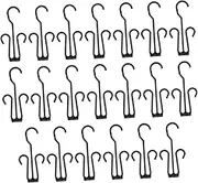 ABOOFAN 20Pcs Shoe Holders Shoe Hangers for Easy Storage Display for Drying Organizing Shoes Versatile Hooks for Slippers Boots More Black