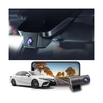 Fitcamx Front 4K+Rear 1080P Dash Cam for 2021-2024 Toyota Camry LE L XLE TRD ...