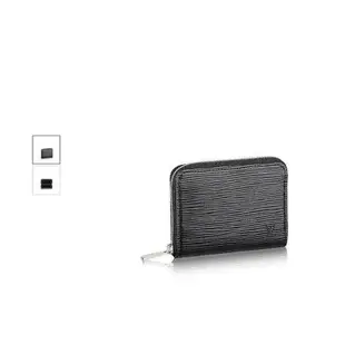 Louis Vuitton LV M60152 黑色 EPI 水波紋 拉鍊零錢包 M60720