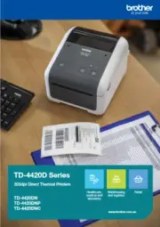 Brother TD-4420TN Thermal Transfer Desktop Label Printer | 4-inch 203dpi Barcode