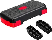 Aerobic Stepper Workout Stepper Sturdy Stable Non Slip Balance Board Exercise Step Platform for Cardio Strength