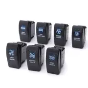 12V 20A Bar ARB Carling Rocker Toggle Switch Blue Car Boat Cabin Light.