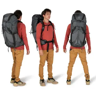 【Osprey 美國】Exos 48 輕量登山背包 男｜健行背包 自助旅行 徒步旅行後背包 Exos48