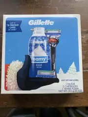 GILLETTE FUSION 5 Razor and Foamy Shave Foam Boxed Gift Set