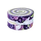 Riley Blake Designs Plum Petals 2.5" Rollie Polie Fabric by Diane Labombarbe
