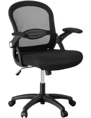 [Artiss] Mesh Office Chair Mid Back in Black