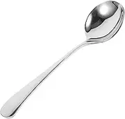 FELTECHELECTR Stainless Steel Multi Spoon Thick Ramen Dinner Spoon for Serving Soups Stews Desserts and Snacks Heat Resistant Kitchen Utensil