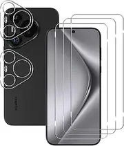 [Rnnmeeko] Screen Protector for Huawei Pura 70, 3 + 2 Pieces Camera Screen Protector for Huawei Pura 70 Film, 9H Hardness Camera Protection Protective Glass Screen Protector for Huawei Pura 70