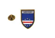 pins pin's flag national badge backpack hat shield world cape verde