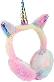 [BESPORTBLE] 1Pc Cartoon Unicorn Plush Earmuffs Winter Ear Warmers for Soft and Cozy Ear Covers for Cold Weather Protection