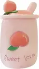 9.5inch Stuffed Boba Plush Stuffed Bubble Tea Plush Pillow Soft Cute Pearl Milk