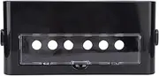 POWER SOCKET STORAGE BOX SAFE SOCKET WIRE ORGANIZER PLASTIC BOX MEDIUM FOR HOME DECOR (黒)