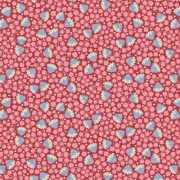 Quilting Patchwork Fabric TILDA Bellflower Pink 50x55cm FQ