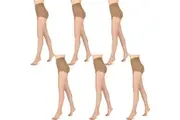 6x Voodoo Shine Firm Control 15 Denier Stockings Pantyhose Tights Brazillian