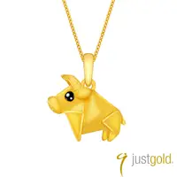 在飛比找PChome24h購物優惠-【Just Gold 鎮金店】祈願CUTIE 十二生肖系列純