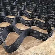 Garden Retaining Wall Grid Stabilizer Gravel Stabilizer Grid,2 Inch Permeable Geo Grid Ground Grid for Subgrade Work/Retaining Walls, Ground Grid Driveway Grid(2x7 m/6.5x23 ft)