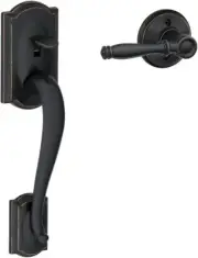 Schlage FE285 CAM 716 BIR Camelot Trim Lower Half Front Entry Handleset