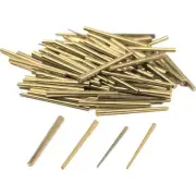 100 Clock Taper Pins Movement Repair Holder Parts Tool - Brass