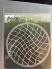Picket Fence Studios Stencil Waffle Squares SC-121 New
