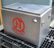 Large Vintage Style NT DRAUGHT Ice Chest / Esky / Drinks Cooler