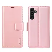 ZUSLAB Galaxy A34 Case Hanman Leather Wallet Card Cover for Samsung (2023) - Rose Gold