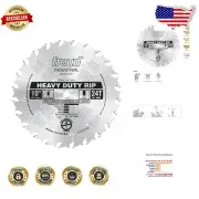 10-Inch Heavy-Duty Rip Blade with 24T Flat Top - Precision Woodworking Tool