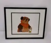 1985 LUCASFILM Original Star Wars EWOKS Cel Animated Series. Framed Art