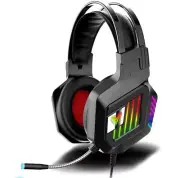 7.1 Channel Gaming Headset RGB Wired Game Headphone Adjustable Bass With Mic