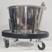 New Kick Bucket 13 Qt. With Wheels Vollrath 58130 Operation Room Supply Cleaning