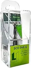 Torquata Spiral Upcut Router Bit Solid Carbide 4.8mm Diameter 19mm Cutting Height 1/4in Shank