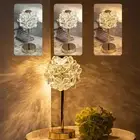 Crystal Lamp Shade Crystal Table Lamp Decoration Desk Light Home