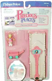 Vtg 1988 Fisher-Price Precious Places Precious Friend Rollerskating Sara #5202