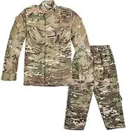 Outdoor Sports Airsoft Gear Jungle Hunting Woodland Shooting Shirt Pants Set Battle Dress Uniform Tactical BDU Set Combat Clothing Camouflage Child US Uniform - CP - XL